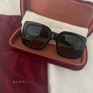 Gucci Oversized Black Sunglasses